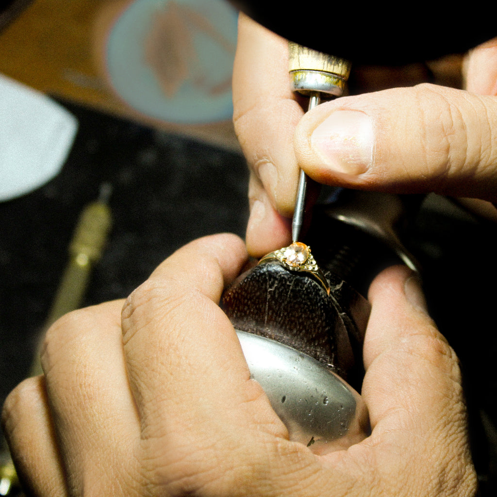 Gouden vintage vibe ringen met echte edelstenen voor een eerlijke prijs